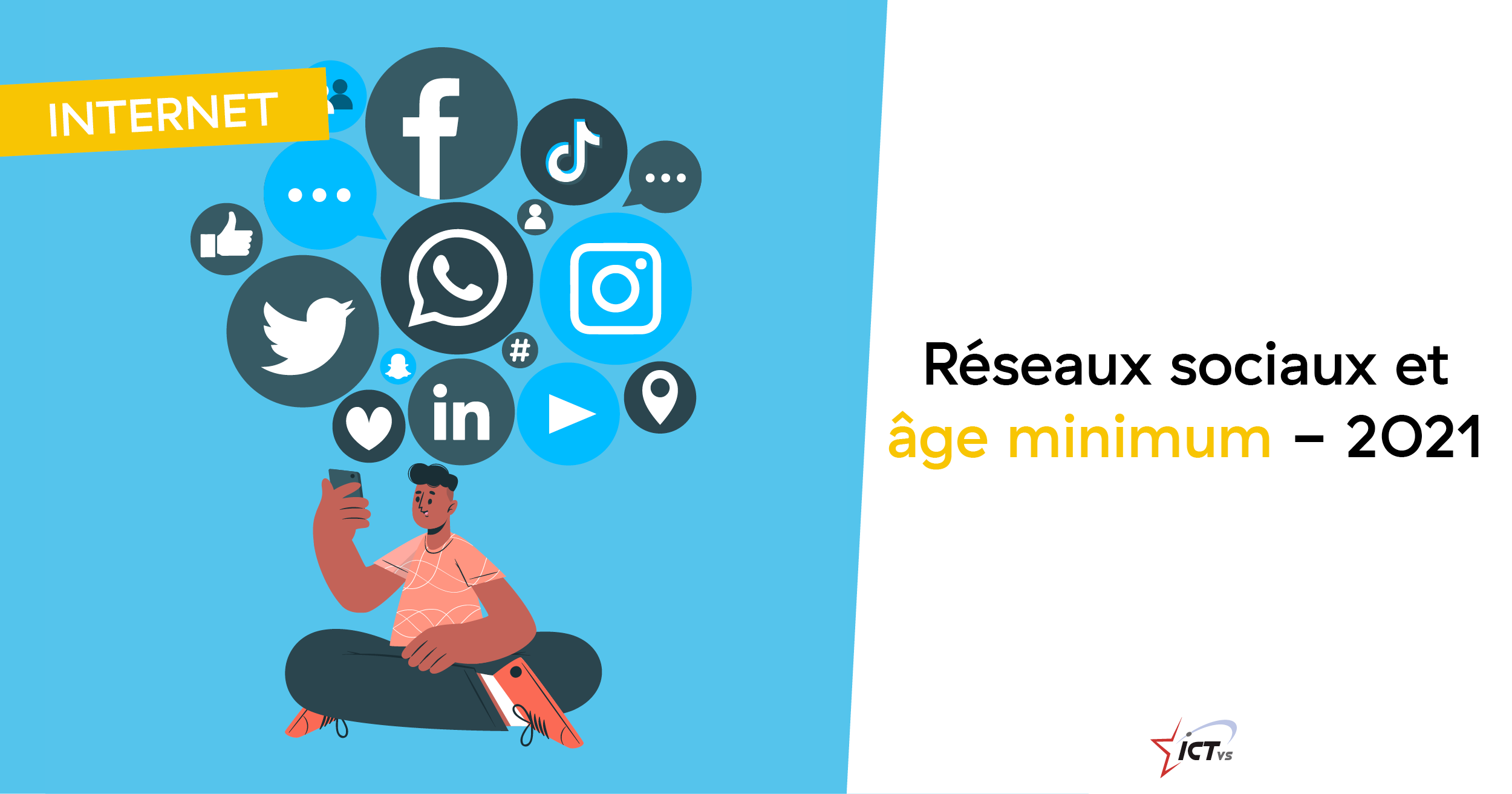 Âge minimum des réseaux sociaux 2021
